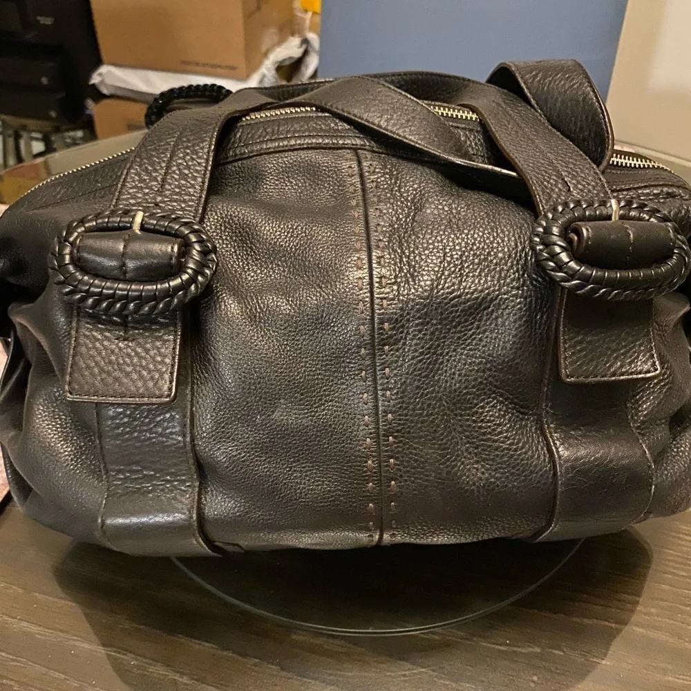 Cole Haan Black Leather Shoulder Bag